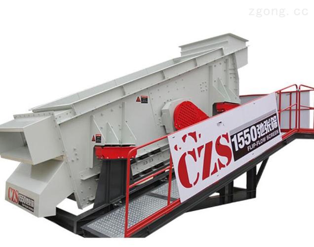 產(chǎn)品詳情 南方路機(jī)開(kāi)發(fā)的 czs1550弛張篩,將圓振篩篩分技術(shù),齒狀篩網(wǎng)